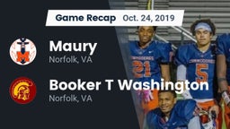Recap: Maury  vs. Booker T Washington  2019