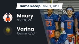 Recap: Maury  vs. Varina  2019