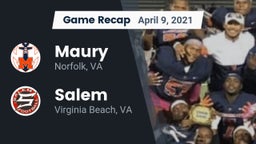 Recap: Maury  vs. Salem  2021