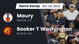 Recap: Maury  vs. Booker T Washington  2022