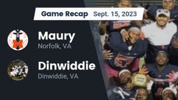 Recap: Maury  vs. Dinwiddie  2023