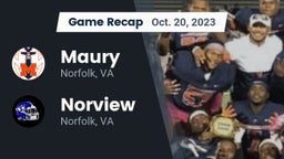 Recap: Maury  vs. Norview  2023