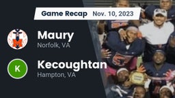 Recap: Maury  vs. Kecoughtan  2023