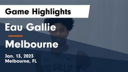 Eau Gallie  vs Melbourne  Game Highlights - Jan. 13, 2023