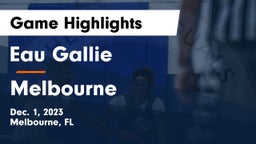 Eau Gallie  vs Melbourne  Game Highlights - Dec. 1, 2023