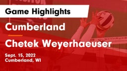 Cumberland  vs Chetek Weyerhaeuser  Game Highlights - Sept. 15, 2022