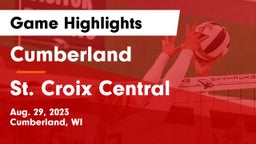 Cumberland  vs St. Croix Central  Game Highlights - Aug. 29, 2023