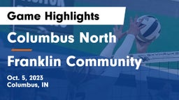 Columbus North  vs Franklin Community  Game Highlights - Oct. 5, 2023