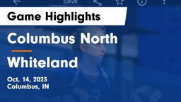 Columbus North  vs Whiteland  Game Highlights - Oct. 14, 2023