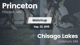 Matchup: Princeton High vs. Chisago Lakes  2016