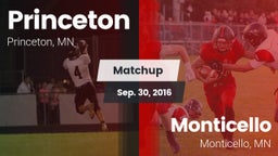 Matchup: Princeton High vs. Monticello  2016