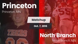 Matchup: Princeton High vs. North Branch  2016