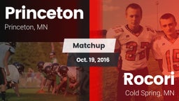 Matchup: Princeton High vs. Rocori  2016