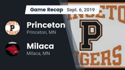 Recap: Princeton  vs. Milaca  2019