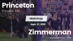 Matchup: Princeton High vs. Zimmerman  2019