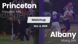 Matchup: Princeton High vs. Albany  2019