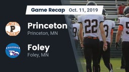 Recap: Princeton  vs. Foley  2019