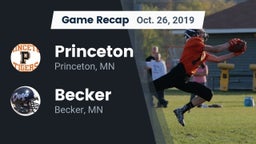 Recap: Princeton  vs. Becker  2019