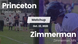 Matchup: Princeton High vs. Zimmerman  2020