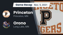 Recap: Princeton  vs. Orono  2021