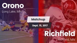 Matchup: Orono  vs. Richfield  2017