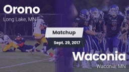 Matchup: Orono  vs. Waconia  2017