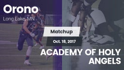 Matchup: Orono  vs. ACADEMY OF HOLY ANGELS 2017