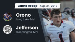 Recap: Orono  vs. Jefferson  2017