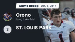 Recap: Orono  vs. ST. LOUIS PARK 2017
