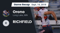 Recap: Orono  vs. RICHFIELD 2018