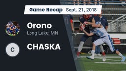 Recap: Orono  vs. CHASKA 2018