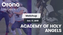 Matchup: Orono  vs. ACADEMY OF HOLY ANGELS 2018