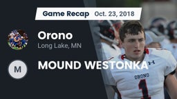 Recap: Orono  vs. MOUND WESTONKA 2018
