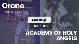 Matchup: Orono  vs. ACADEMY OF HOLY ANGELS 2019