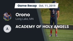 Recap: Orono  vs. ACADEMY OF HOLY ANGELS 2019