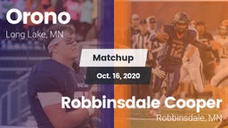 Matchup: Orono  vs. Robbinsdale Cooper  2020