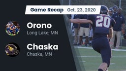 Recap: Orono  vs. Chaska  2020