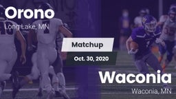 Matchup: Orono  vs. Waconia  2020