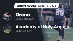 Recap: Orono  vs. Academy of Holy Angels  2021