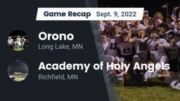 Recap: Orono  vs. Academy of Holy Angels  2022