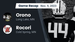 Recap: Orono  vs. Rocori  2023