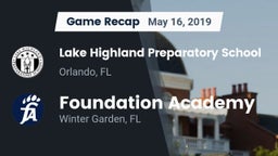 Recap: Lake Highland Preparatory School vs. Foundation Academy  2019