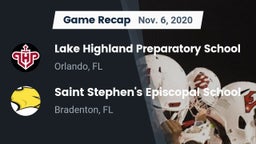 Recap: Lake Highland Preparatory School vs. Saint Stephen's Episcopal School 2020