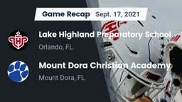 Recap: Lake Highland Preparatory School vs. Mount Dora Christian Academy 2021