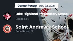 Recap: Lake Highland Preparatory School vs. Saint Andrew's School 2021