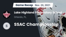 Recap: Lake Highland Preparatory School vs. SSAC Championship 2021