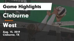 Cleburne  vs West Game Highlights - Aug. 15, 2019
