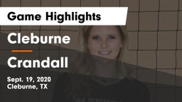 Cleburne  vs Crandall  Game Highlights - Sept. 19, 2020