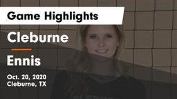Cleburne  vs Ennis  Game Highlights - Oct. 20, 2020