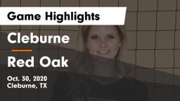 Cleburne  vs Red Oak  Game Highlights - Oct. 30, 2020